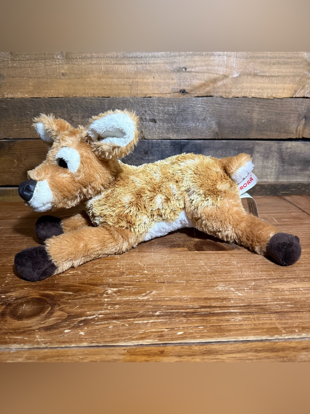 Aurora Flopsie White Tailed Deer Fawn 14” Plush Toy 2016 Minky‎ Soft